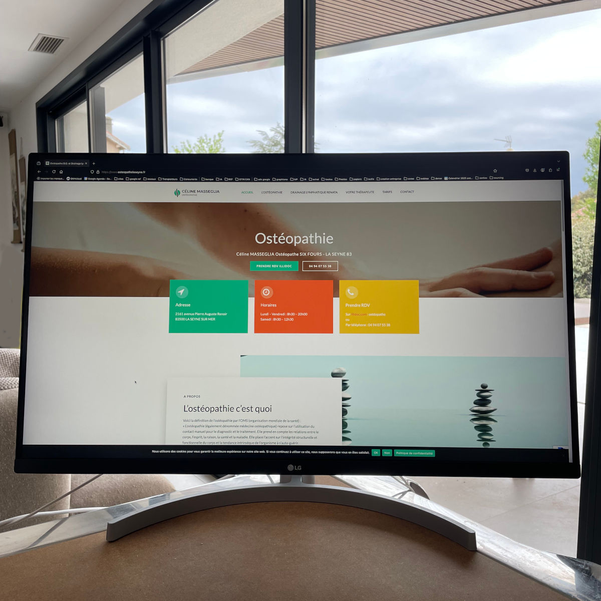 creation site internet vitrine ostéopathe - webtea - la seyne - 83