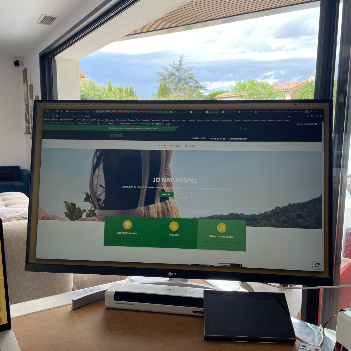 creation site internet vitrine paysagiste - webtea - la seyne - 83