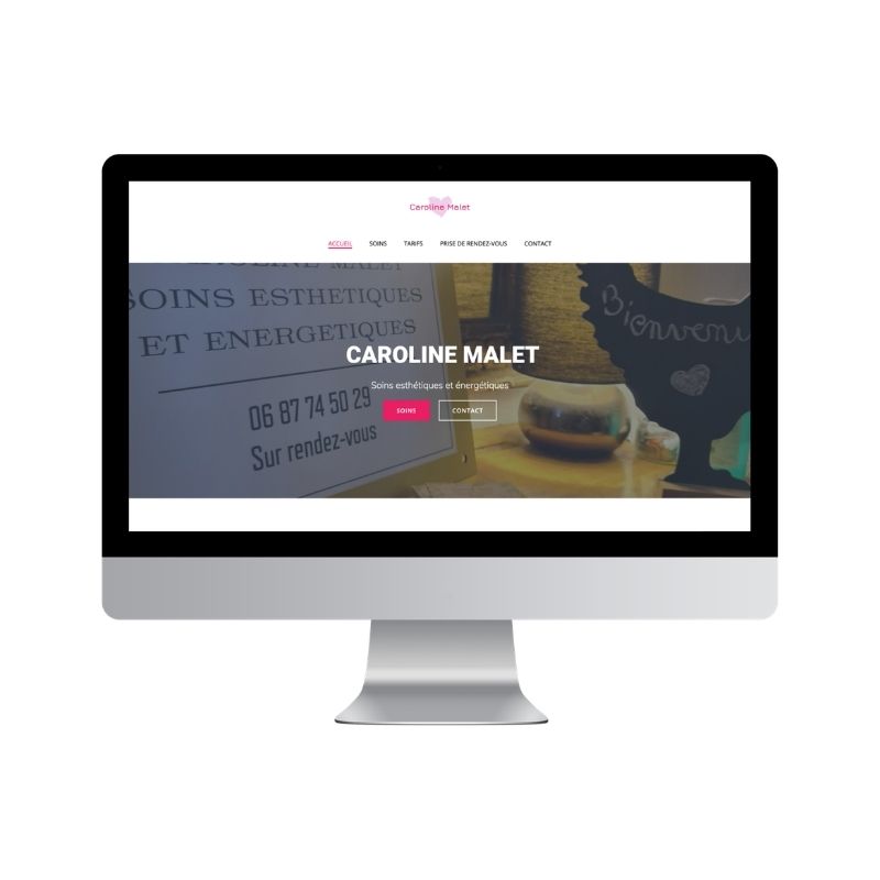 creation site internet vitrine esthéticienne dermatop - webtea - la seyne - 83